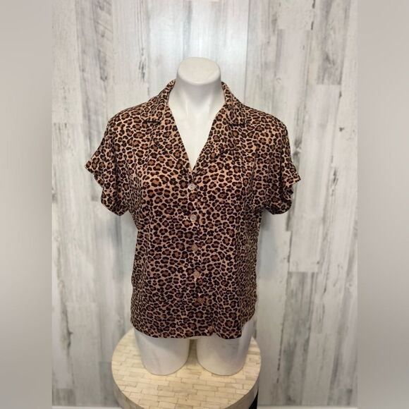 Más studio Cheetah top - Picture 1 of 5
